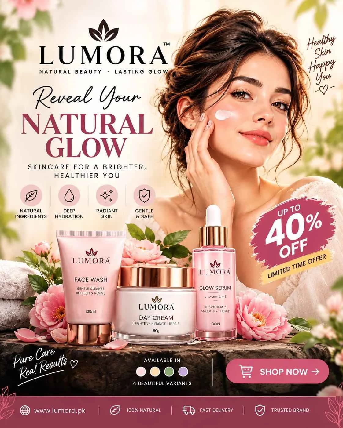 💄 Premium Skincare Product Advertising Poster — Editable AI Prompt