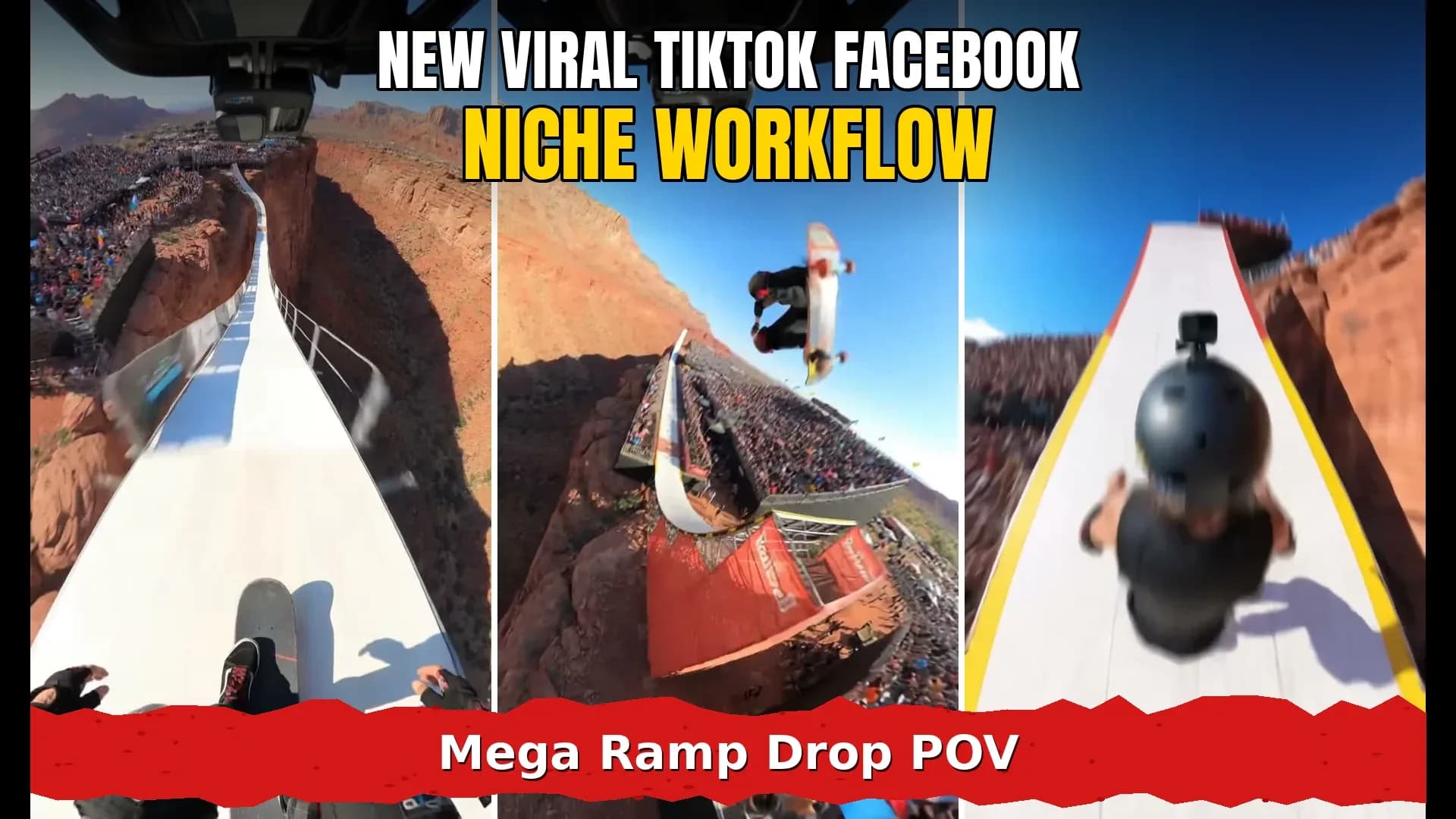Mega Ramp Drop POV — 1-Phase Formula for 10 Realistic 30-Second Seedance 2.5 Videos | Editable AI Prompt