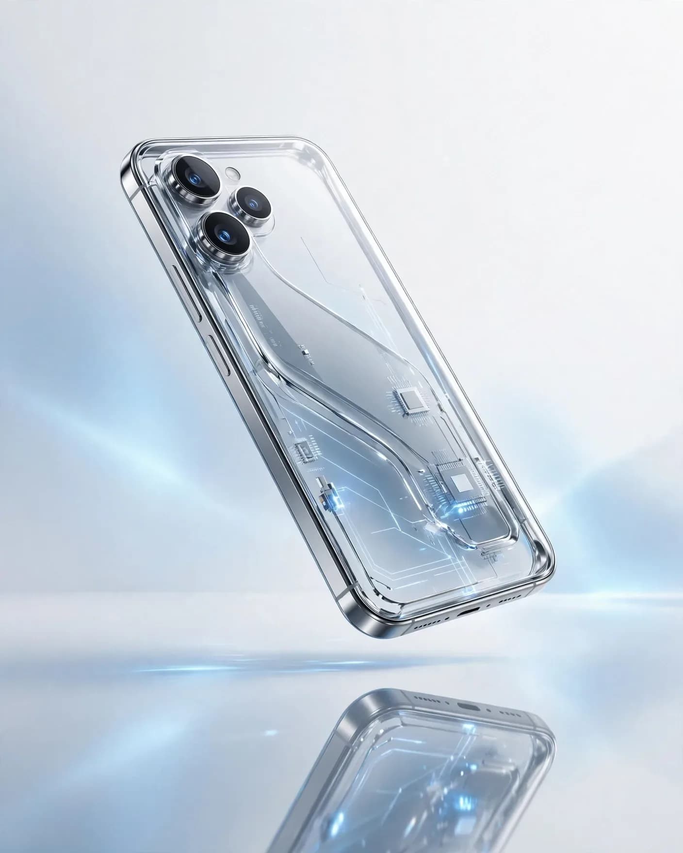 Touch USA Smartphone Futuristic Campaign — Premium Electronics Brand Poster | Editable AI Prompt