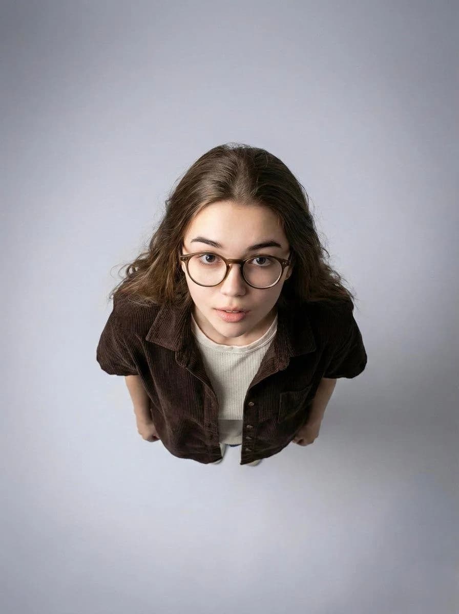 Top Down Aerial Identity Portrait AI Prompt