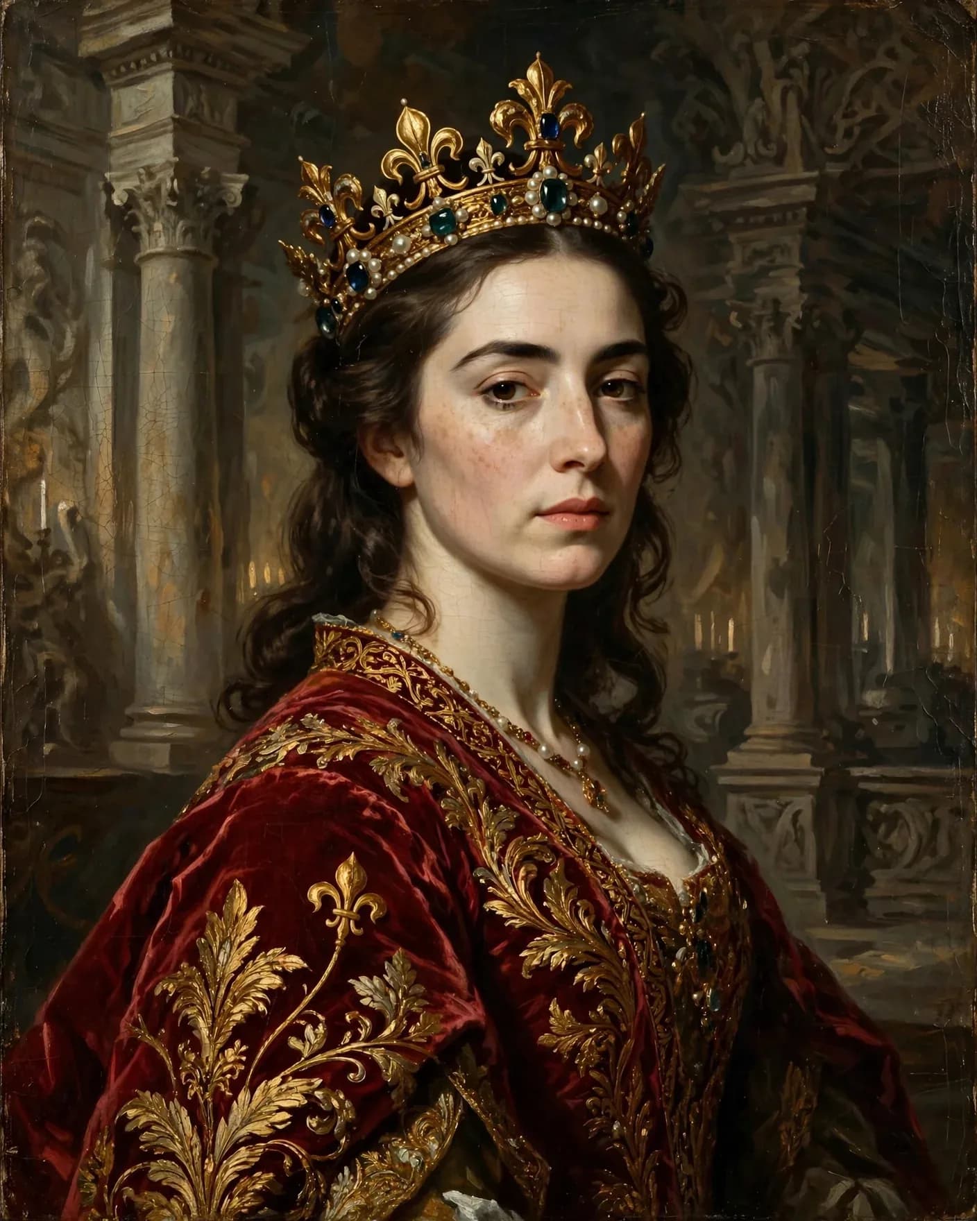 Royal King & Queen Portrait — Become Royalty in an Oil Painting | Editable AI Prompt