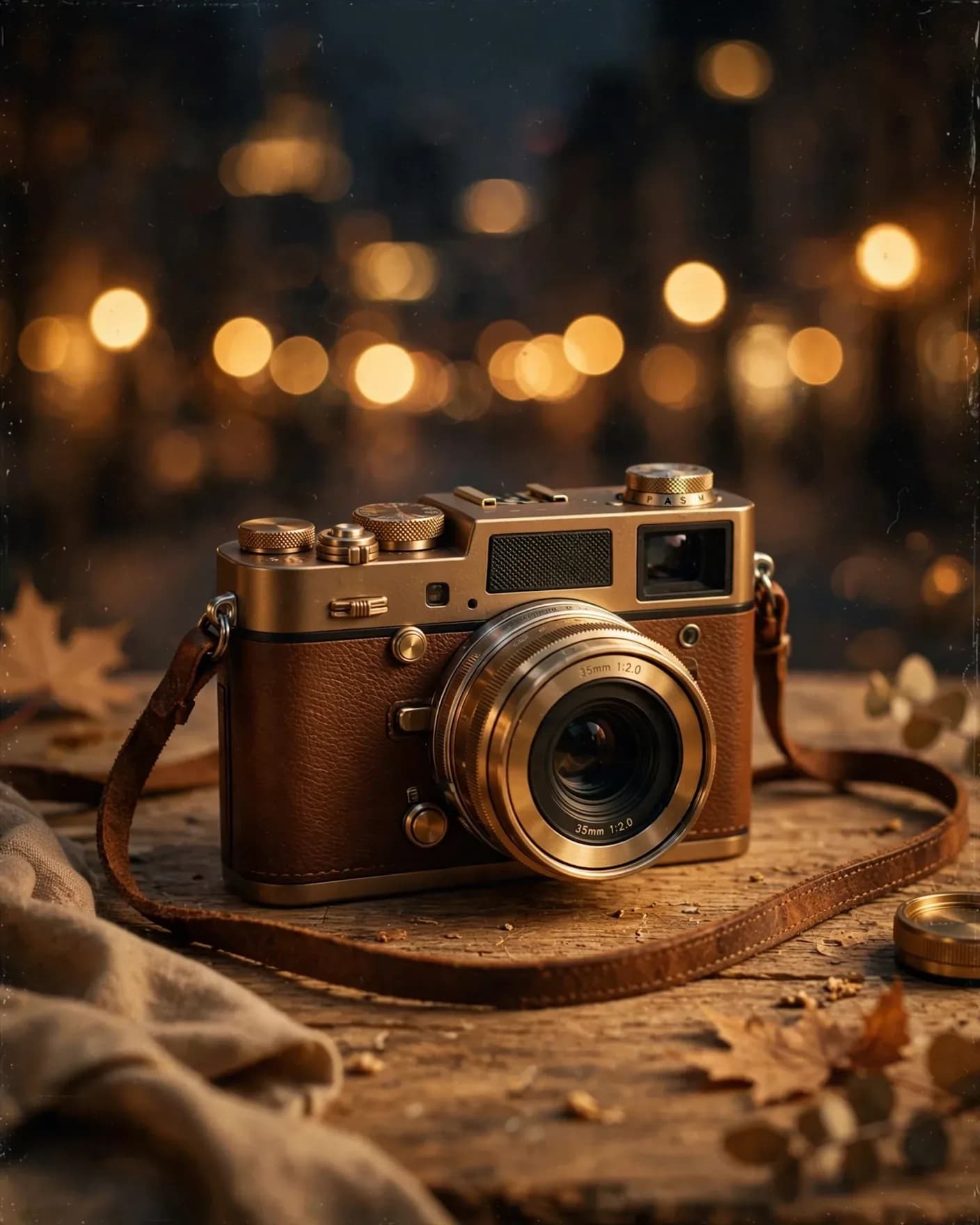 Capture Germany Mirrorless Camera Retro Campaign — Premium Electronics Brand Poster | Editable AI Prompt
