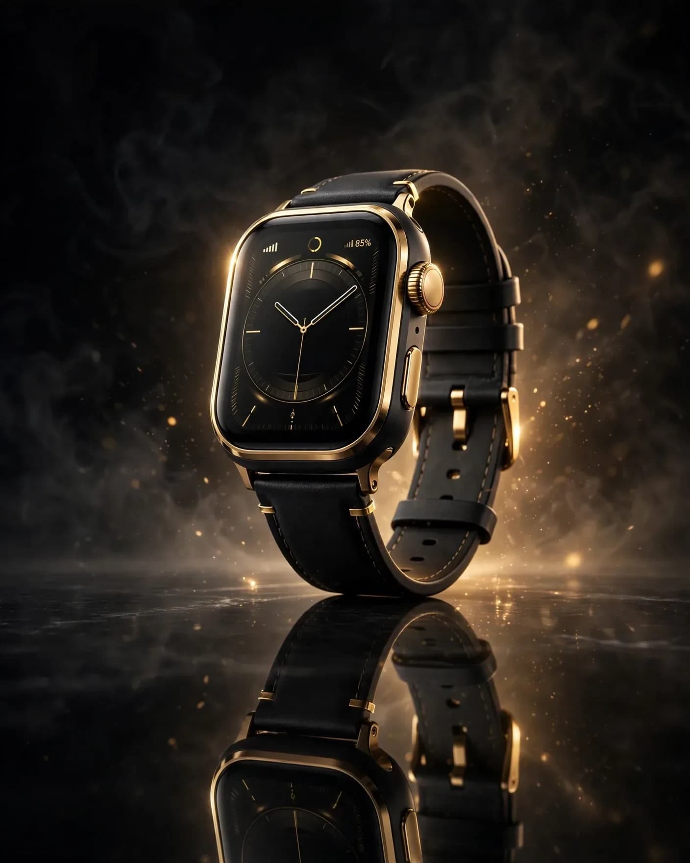 Wear Switzerland Smartwatch Luxury Campaign — Premium Electronics Brand Poster | Editable AI Prompt