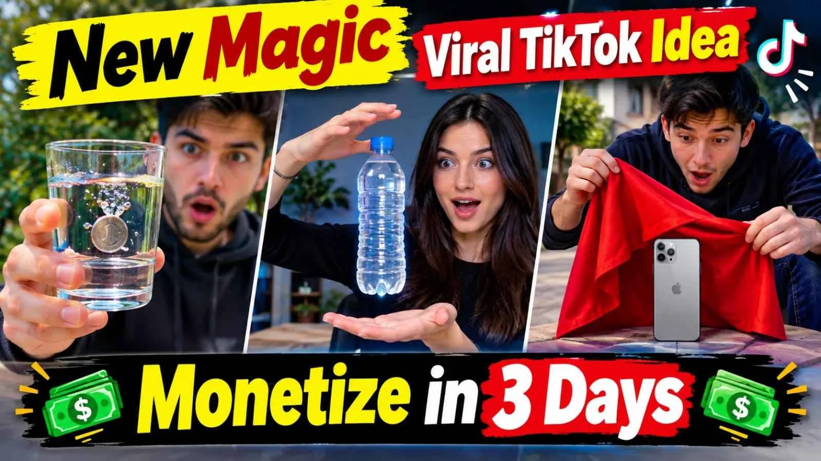 New Magic Viral TikTok Idea — Monetize in 3 Days