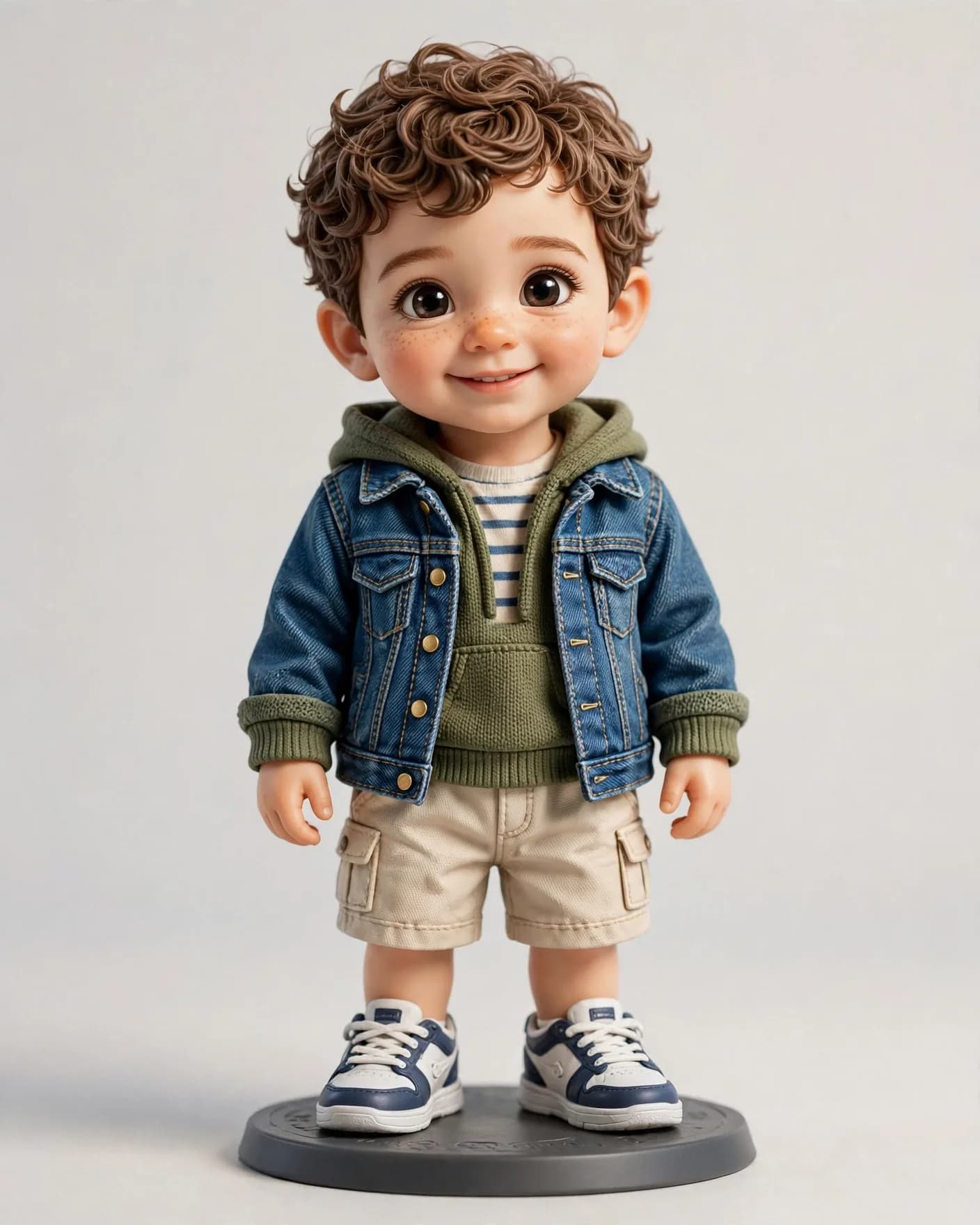 Toon Figurine Prompt — 3D Stylized Kid Character Model