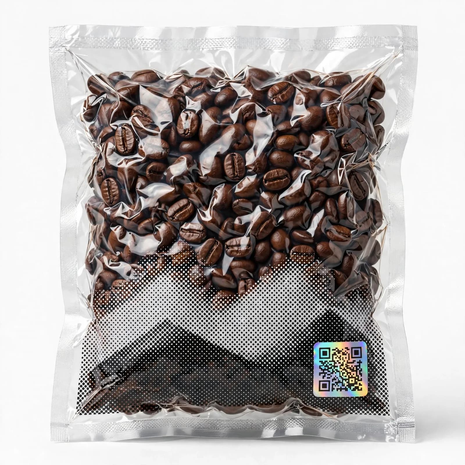 Vacuum-Sealed Pouch Packaging Prompt — Studio Mockup