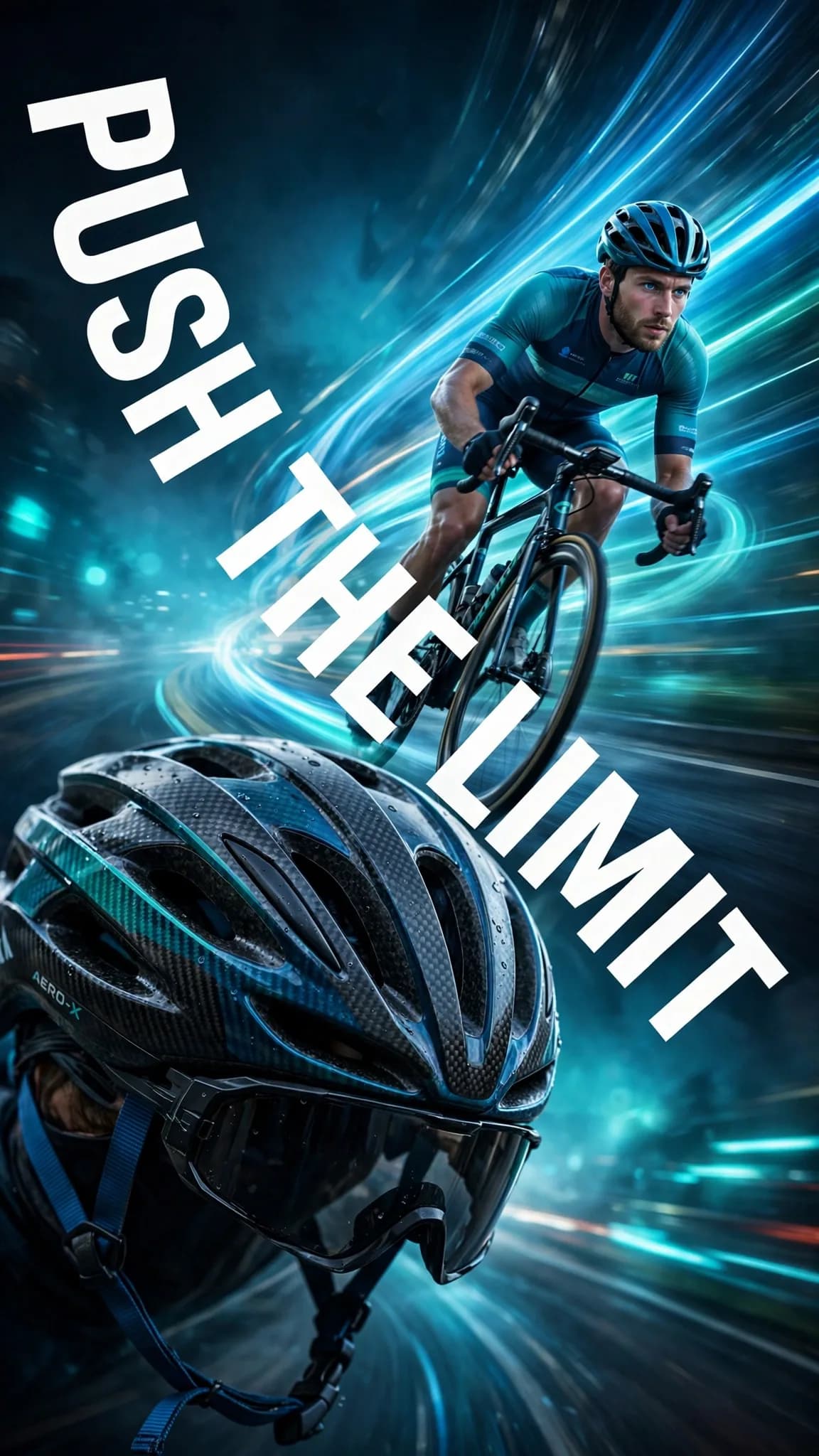 Speed-Blur Sports Campaign Poster Prompt — Motion Megatype