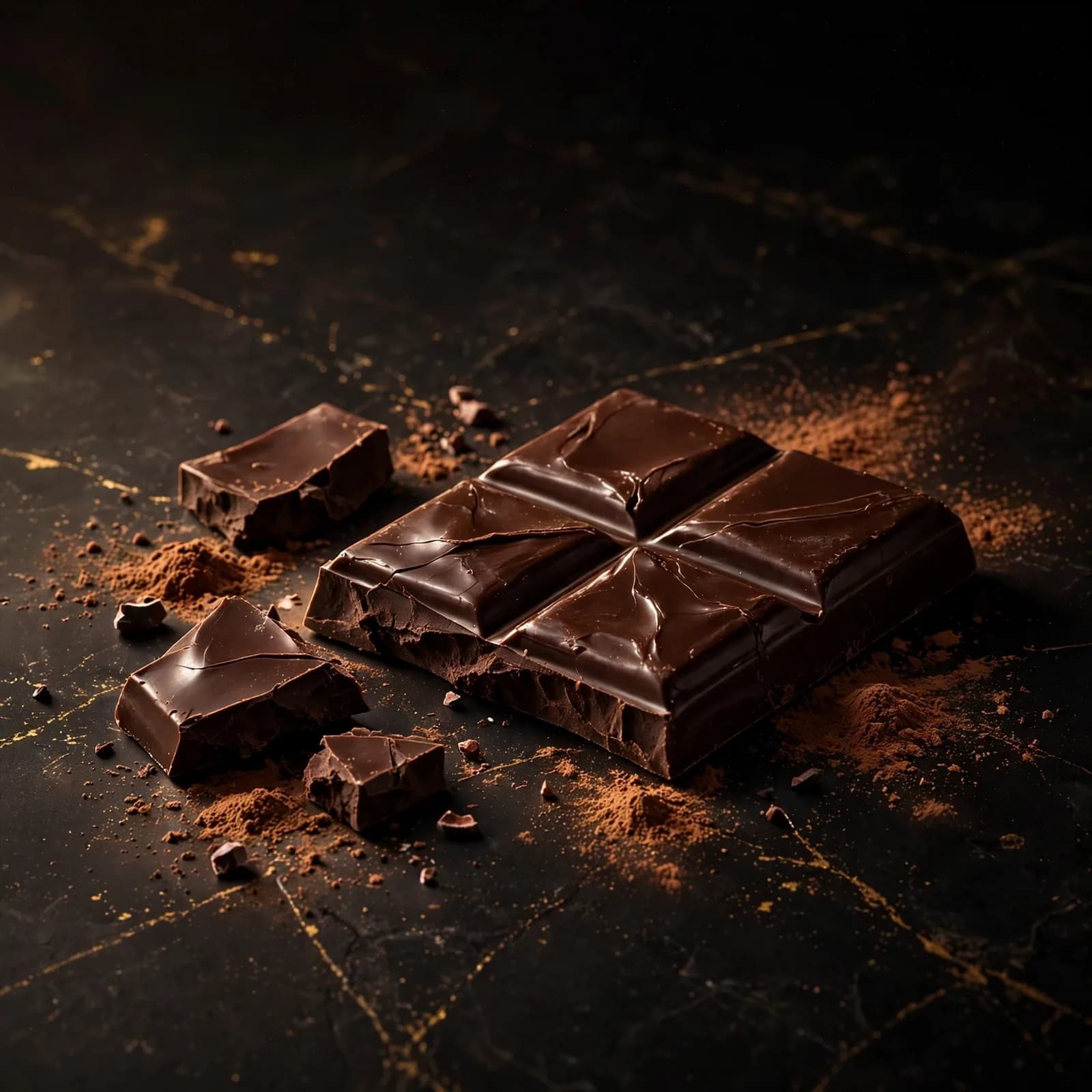 Luxury Chocolate Bar Product Ad Prompt