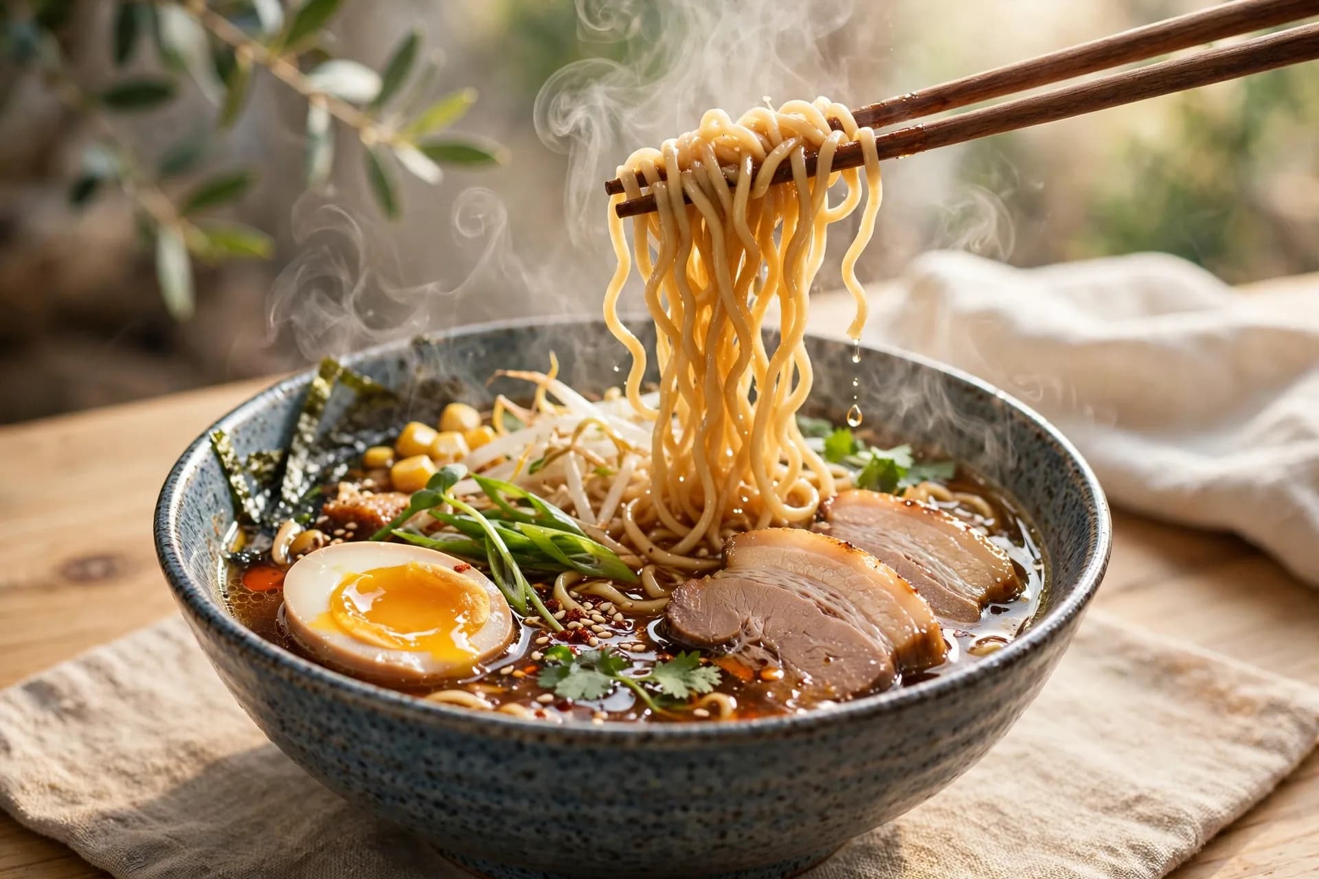 Hyper-Realistic Ramen Hero Food Ad Prompt