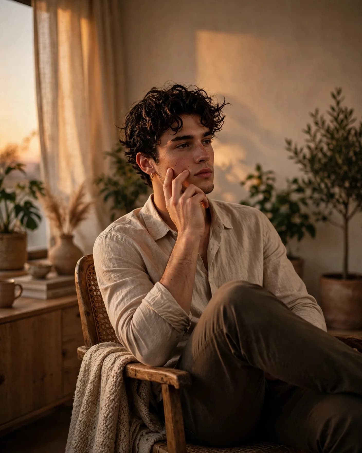Golden Hour Lifestyle Editorial Prompt — Multi-Panel Photo Set