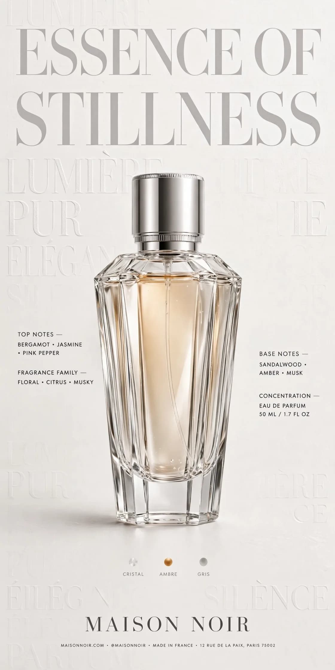 Luxury Product Editorial Campaign Poster Template