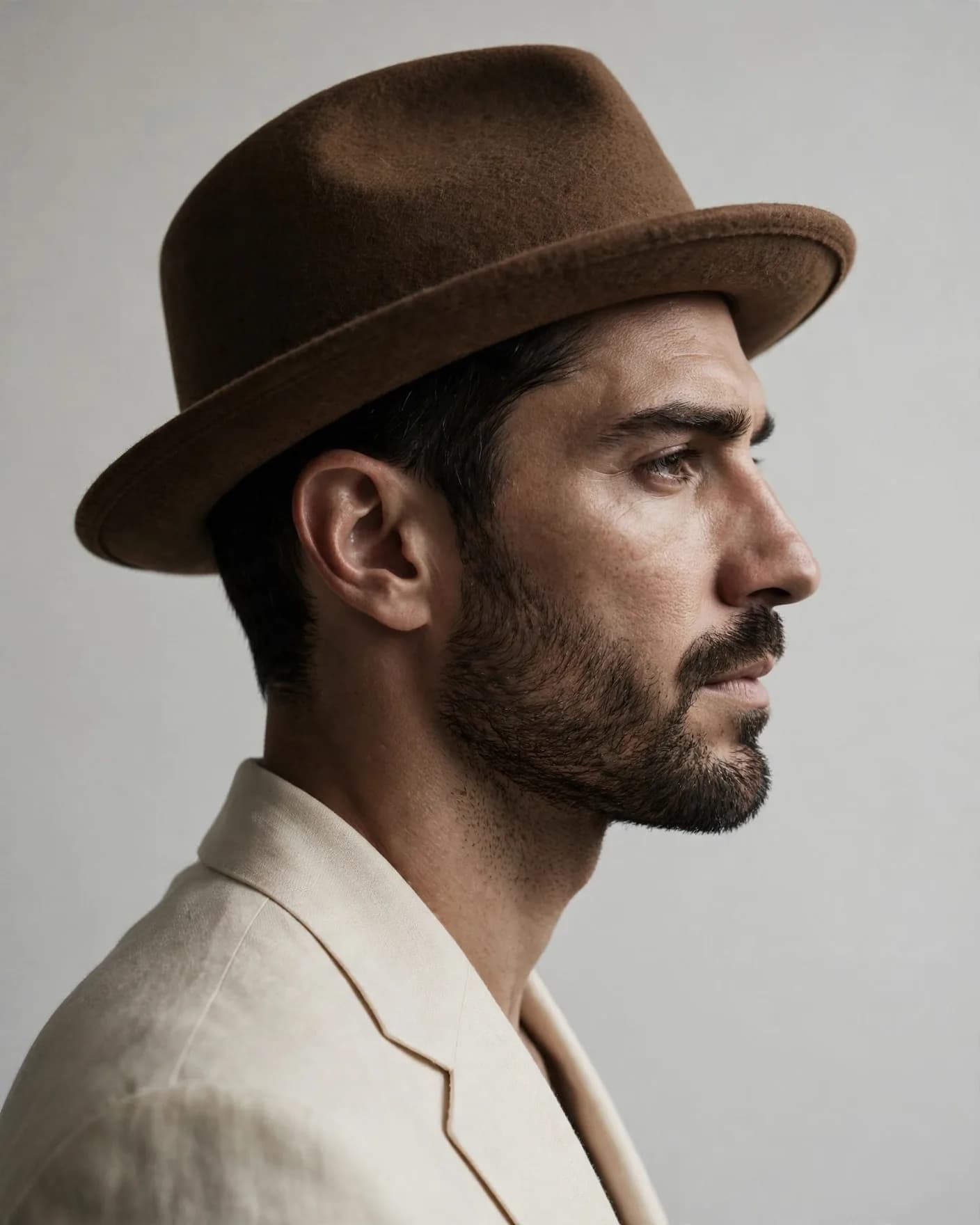 Old Money Fedora Portrait Prompt — Quiet Luxury Editorial