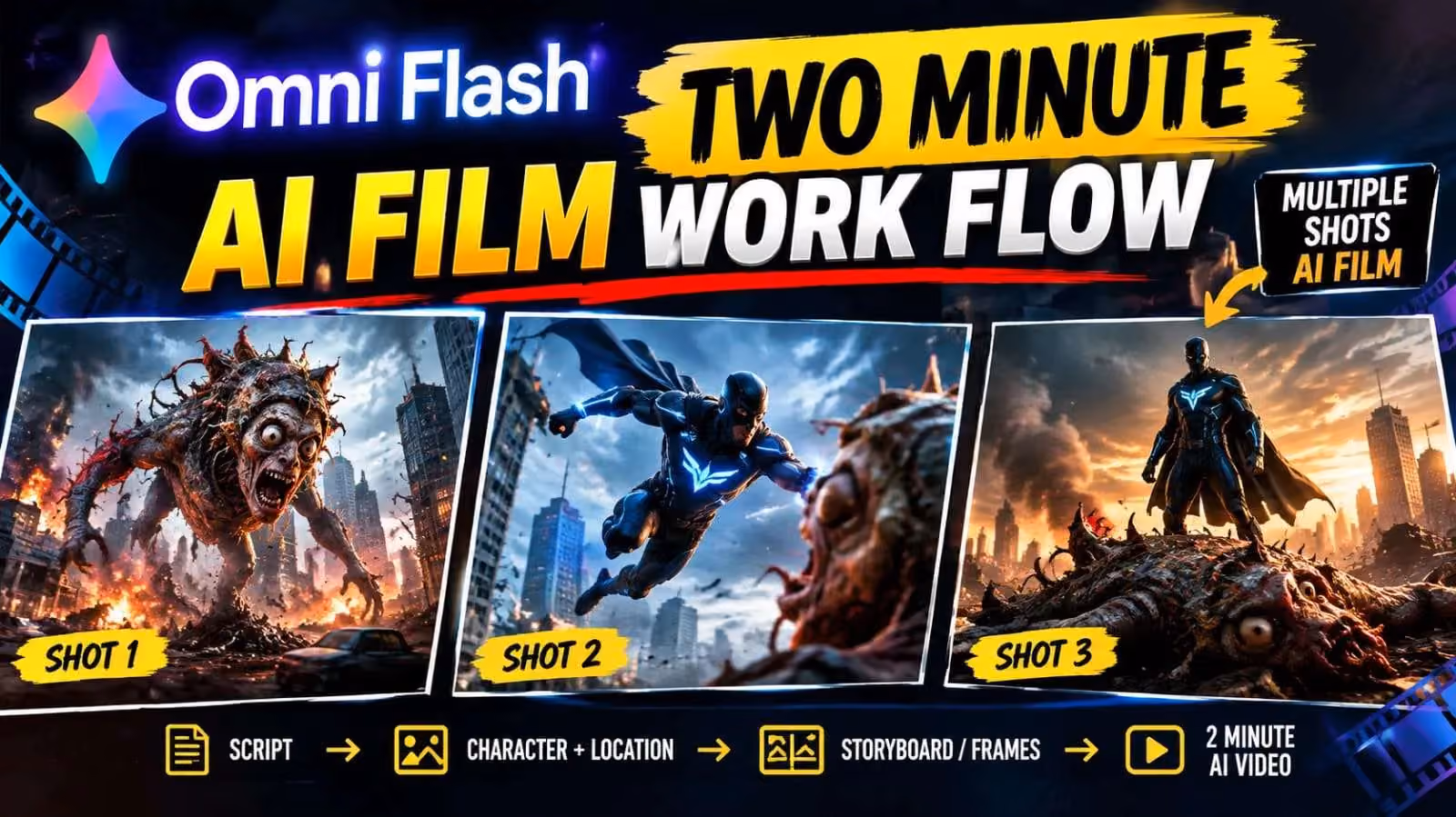 2-MINUTE AI ACTION FILM WORKFLOW FOR EXPERIENCE