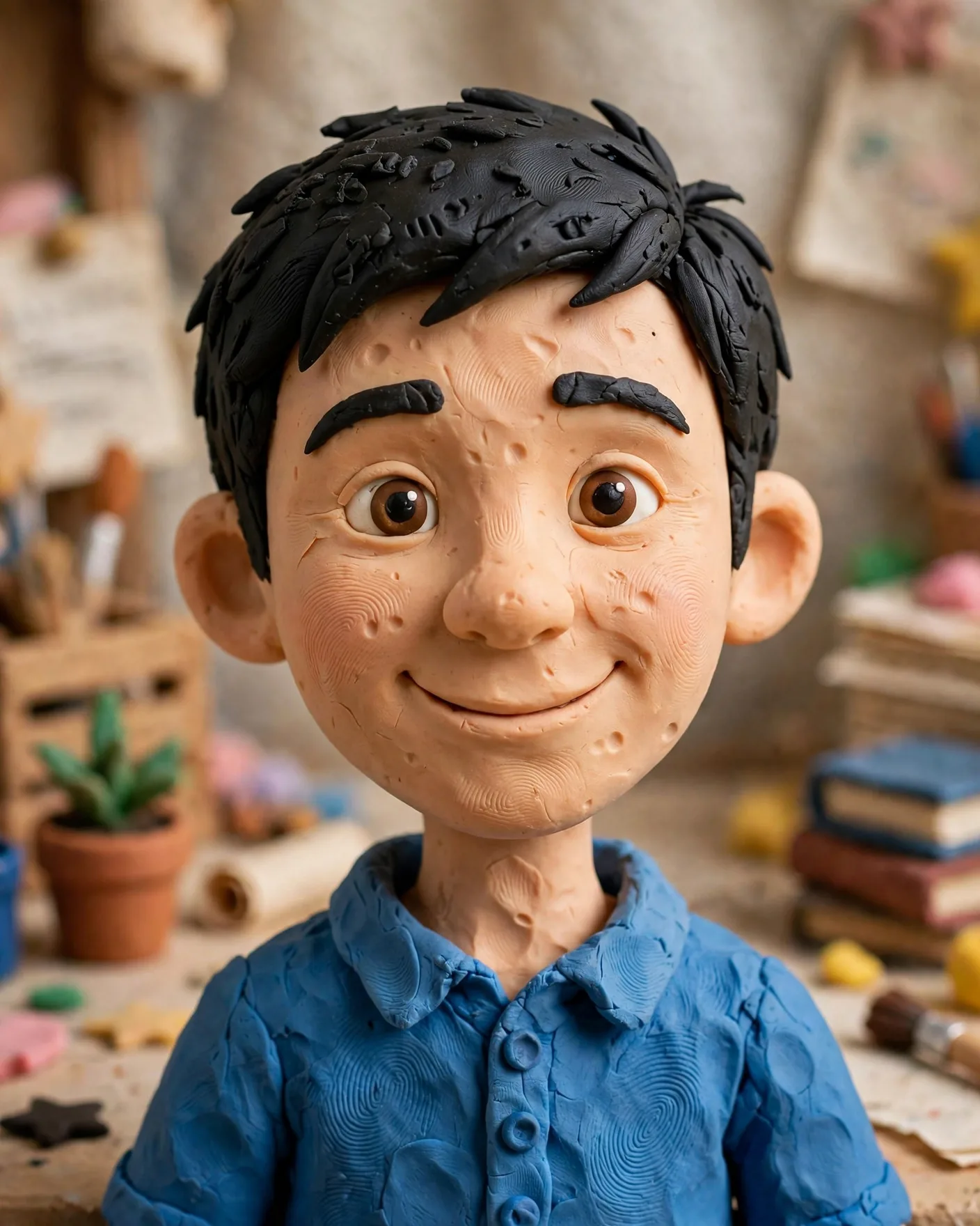 Turn Your Photo Into a Claymation 3D Puppet | Editable AI Prompt