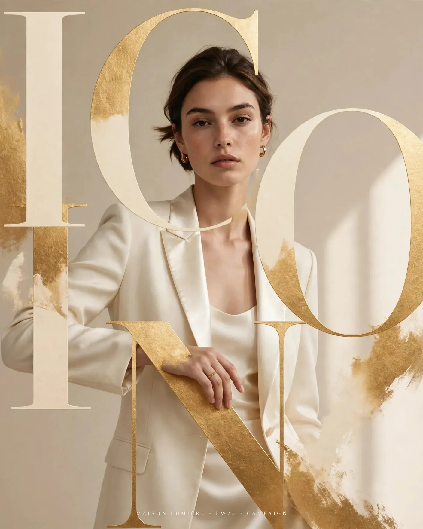 ICON Luxury Campaign — Put Yourself in Minimal Luxury | Editable AI Prompt