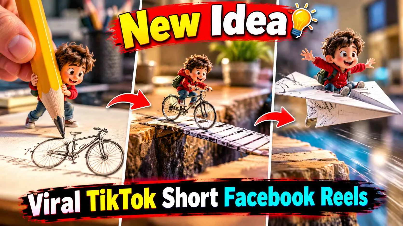 Miniature AI Reality Adventures new tiktok viral idea