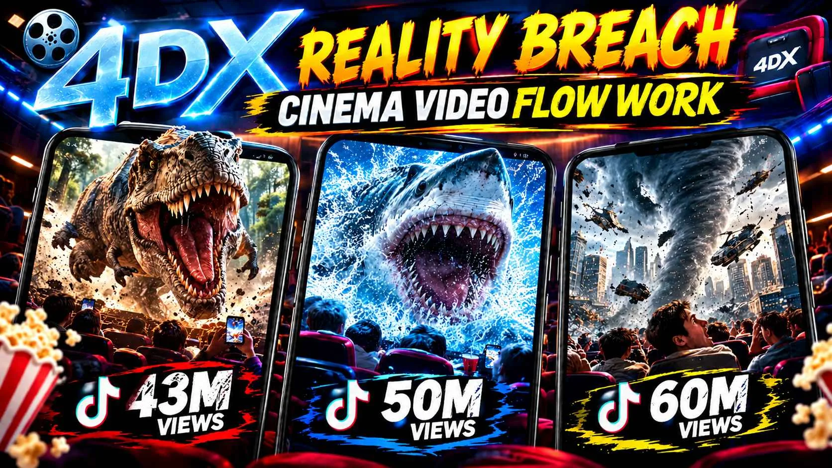 VIRAL TikTok AI 4DX Reality-Breach Cinema Experiences flow work