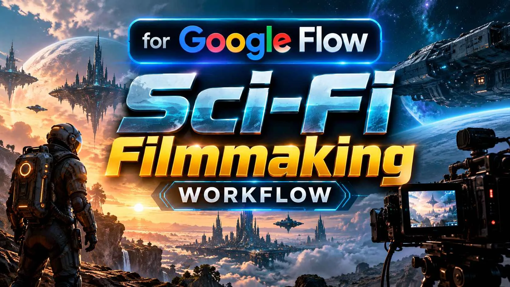 Sci-Fi Filmmaking Workflow for Google Flow | Complete AI Film Production Guide