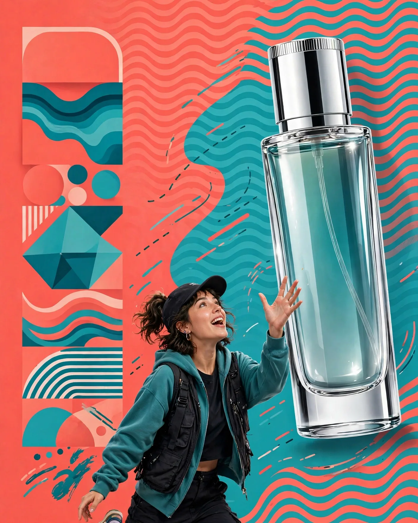 Bold Gen-Z Commercial Ad Poster Template Prompt