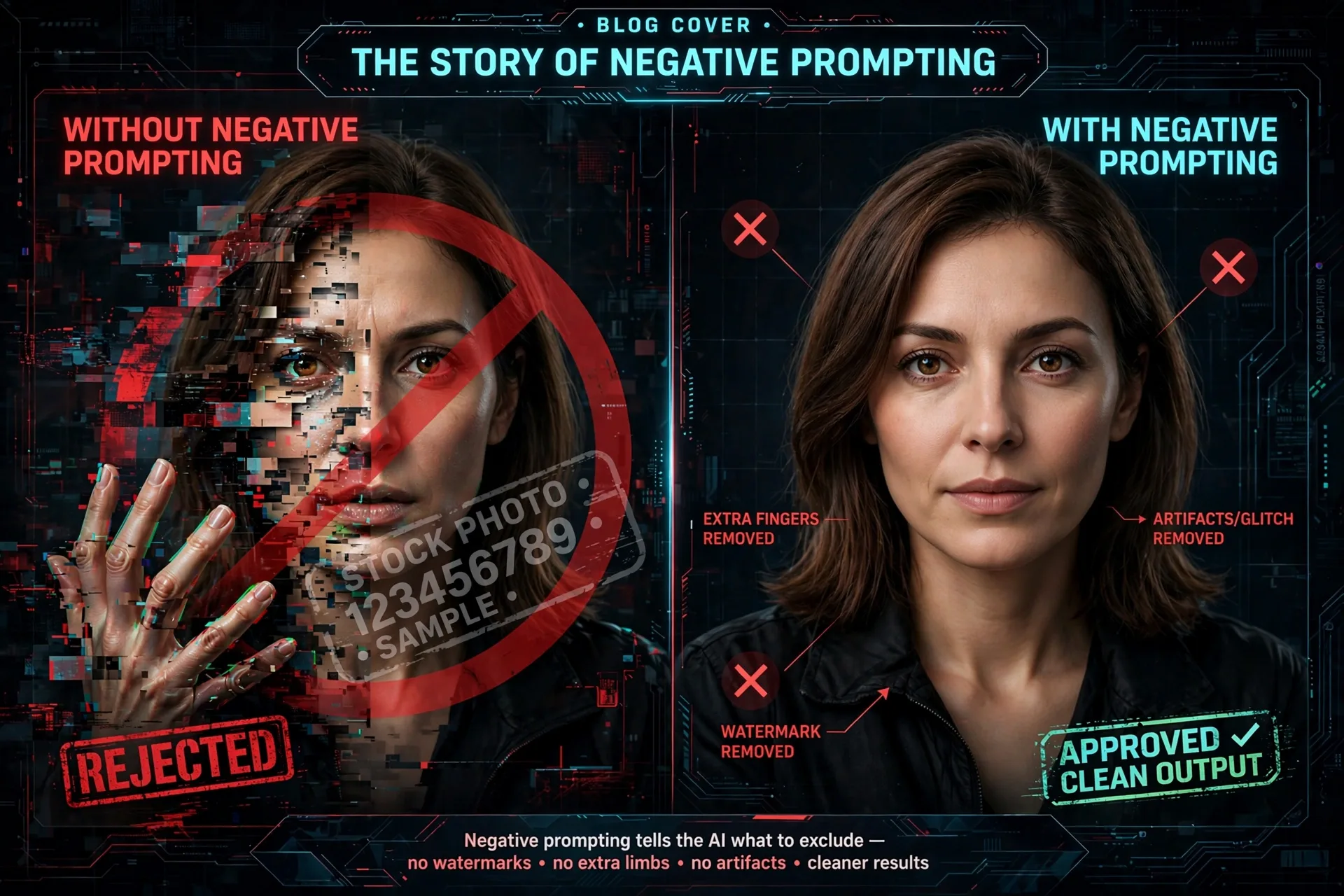 How to Write Negative Prompts: The Complete Guide to Cleaner AI Images