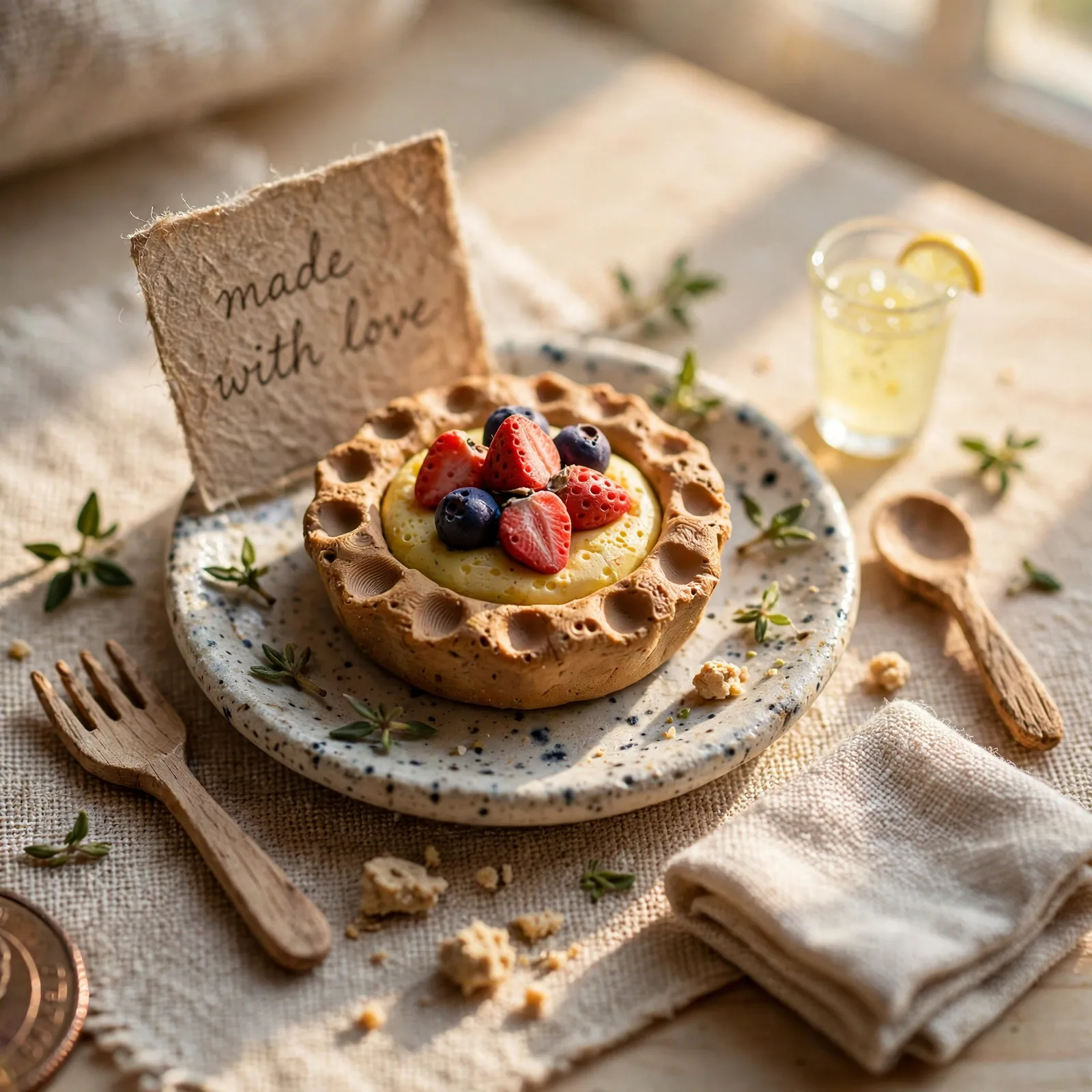 Miniature Food Diorama Prompt — Tiny Handcrafted Feast Scene