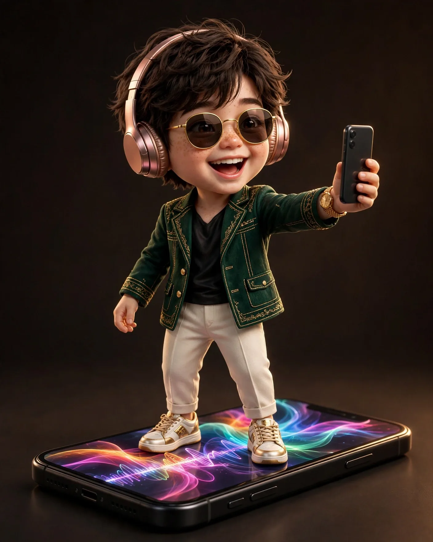 Chibi Fashion Designer Toy 3D Character Prompt
