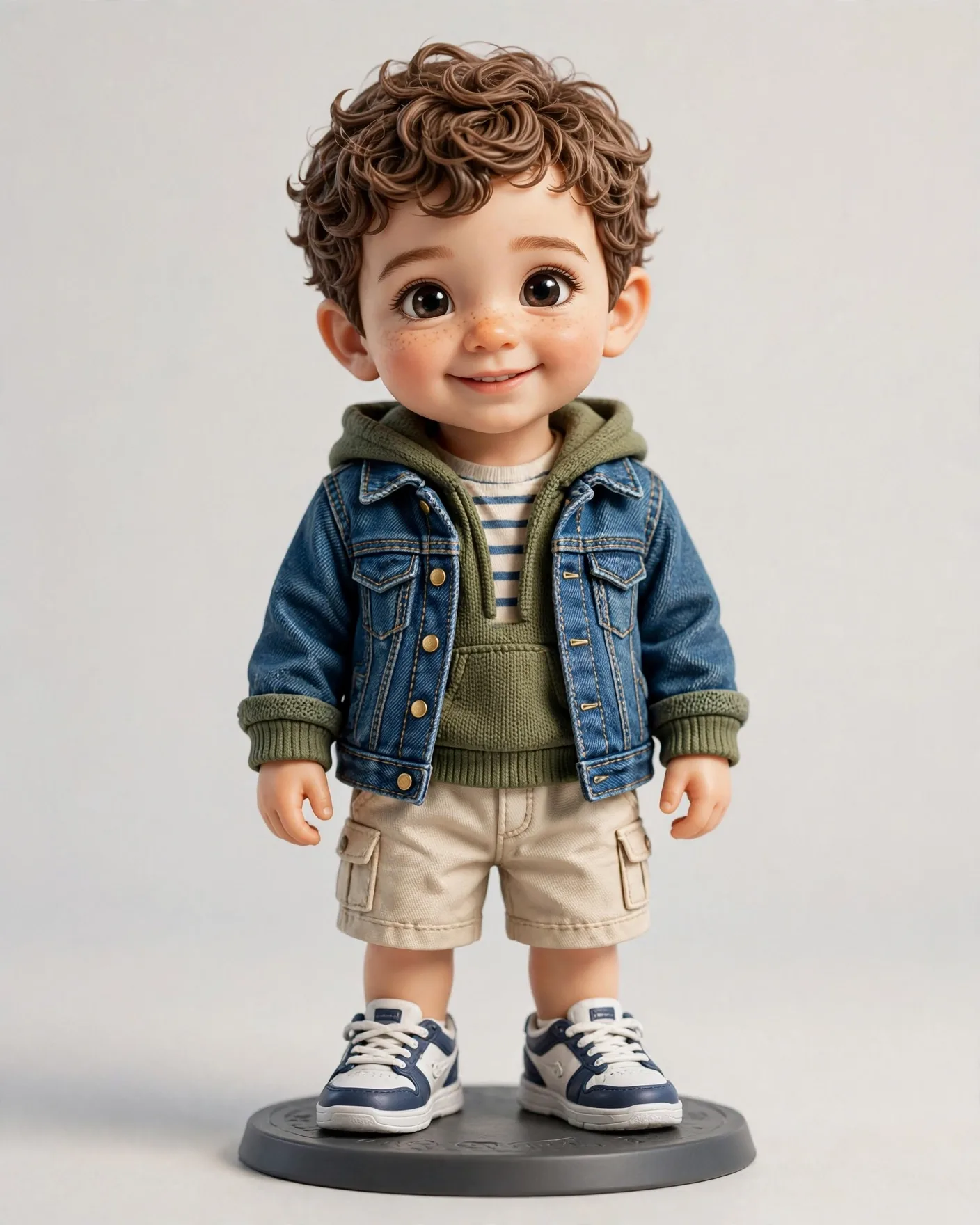 Toon Figurine Prompt — 3D Stylized Kid Character Model