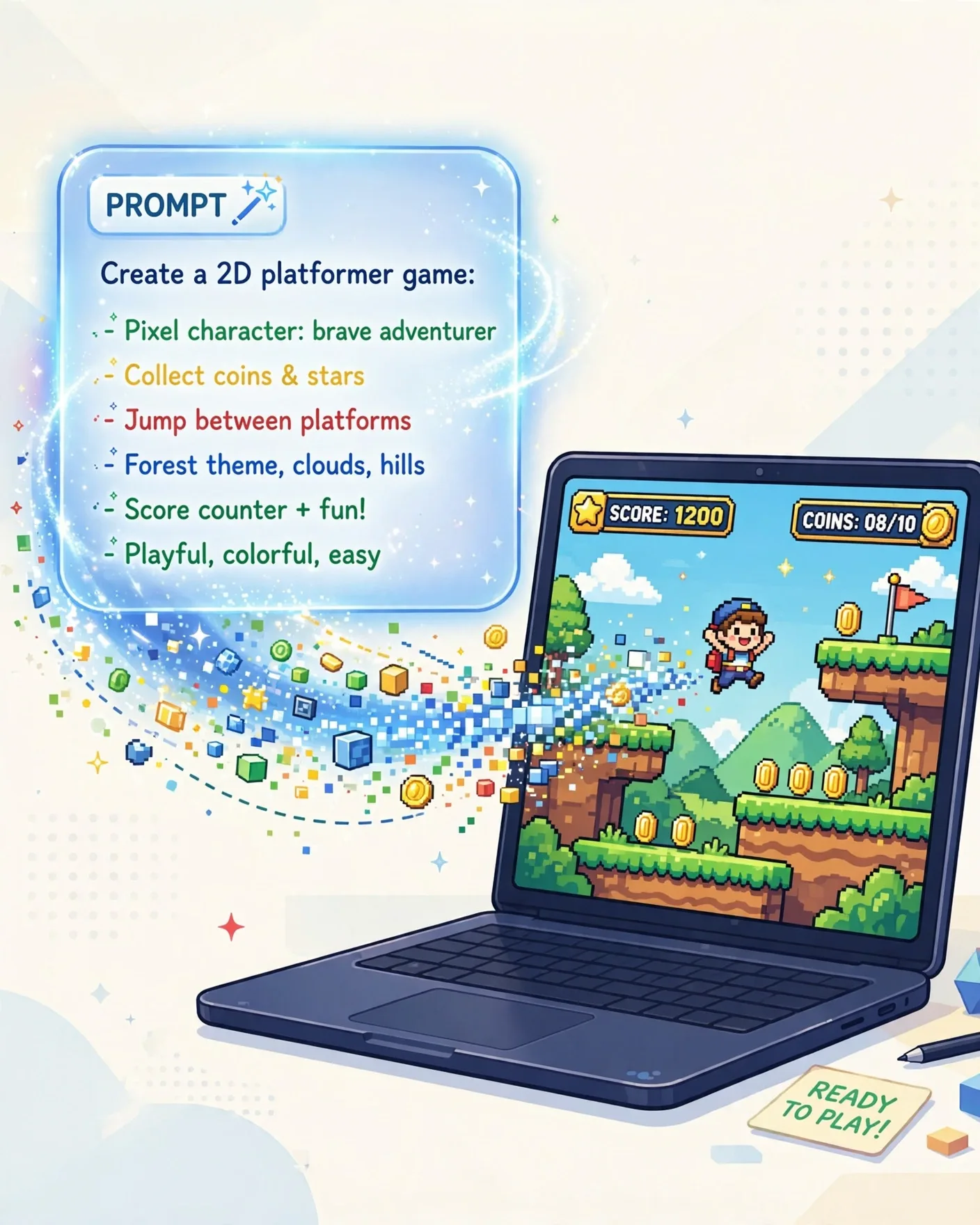 Google Playground: Turn Text Prompts into Playable Games, No Coding