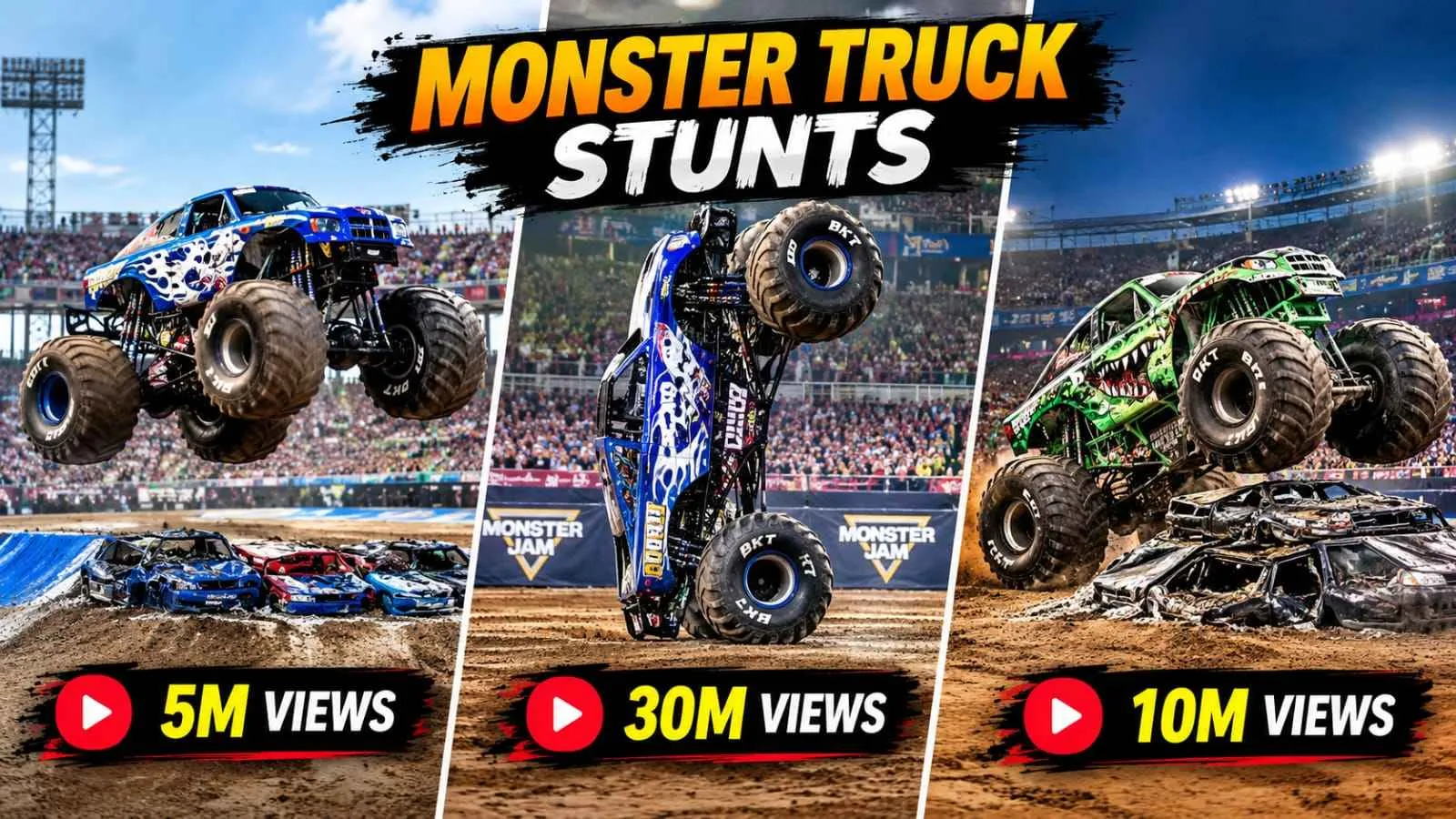 Ultra-Realistic Monster Truck Stunts Master Formula - new viral tiktok niche