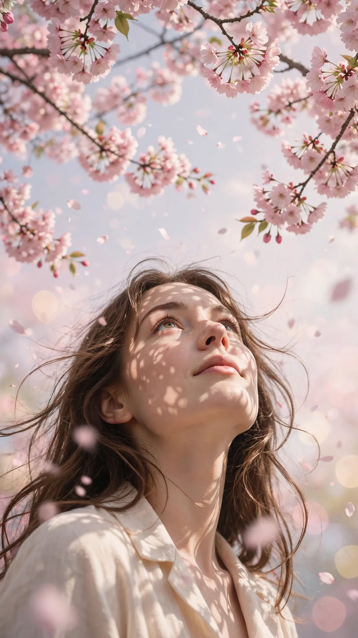 Cherry Blossom Spring Dream Portrait Prompt