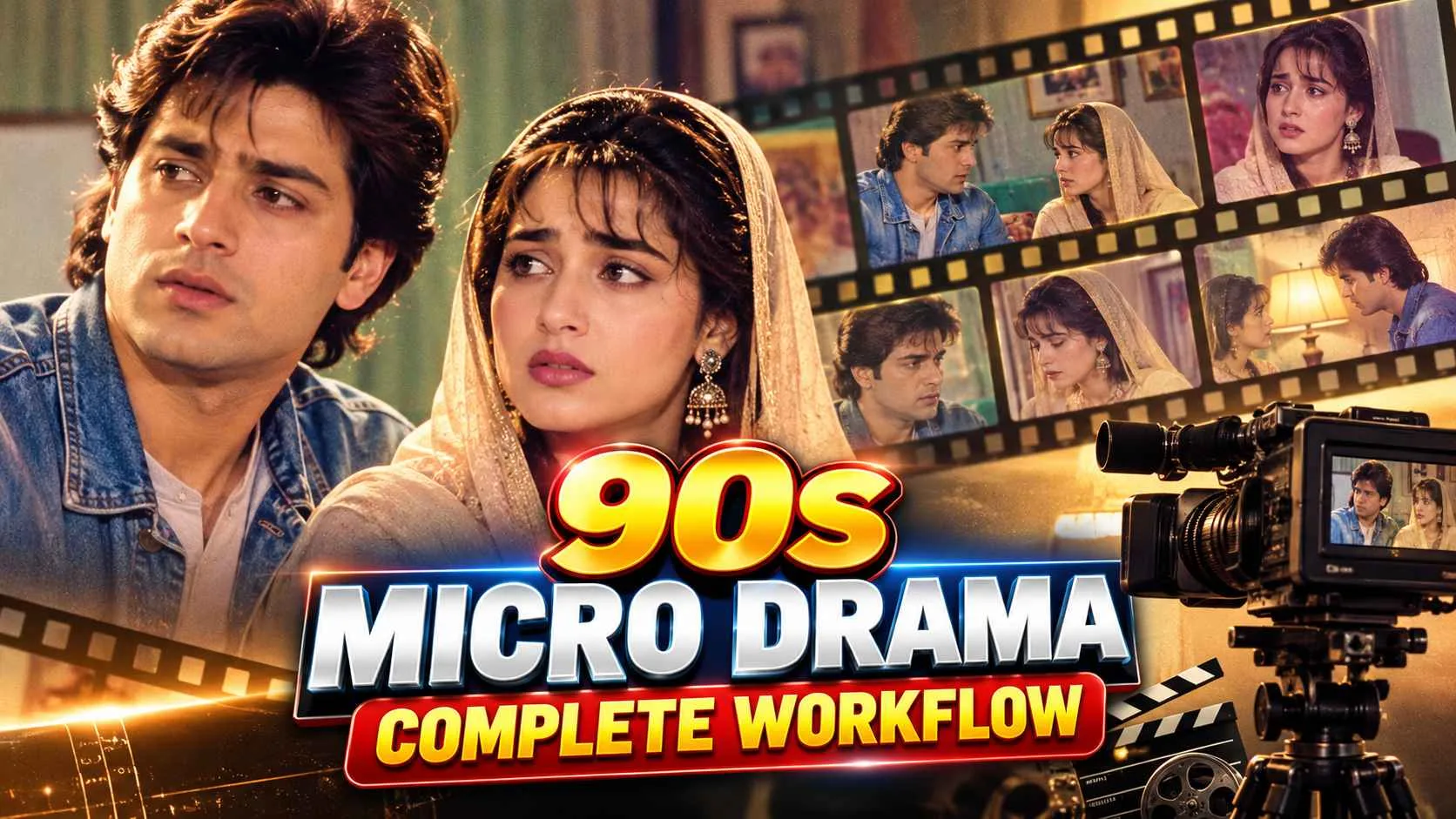 90s Micro Drama: Complete AI Filmmaking Workflow | Story to Cinematic Video