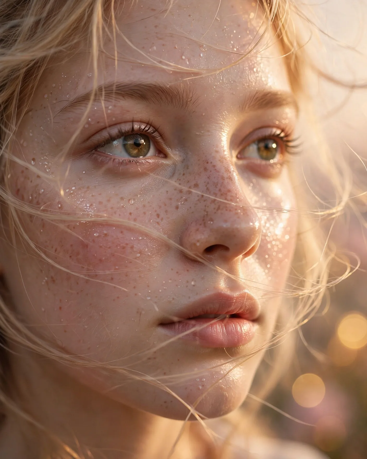 Wind Whisper Macro Portrait Prompt