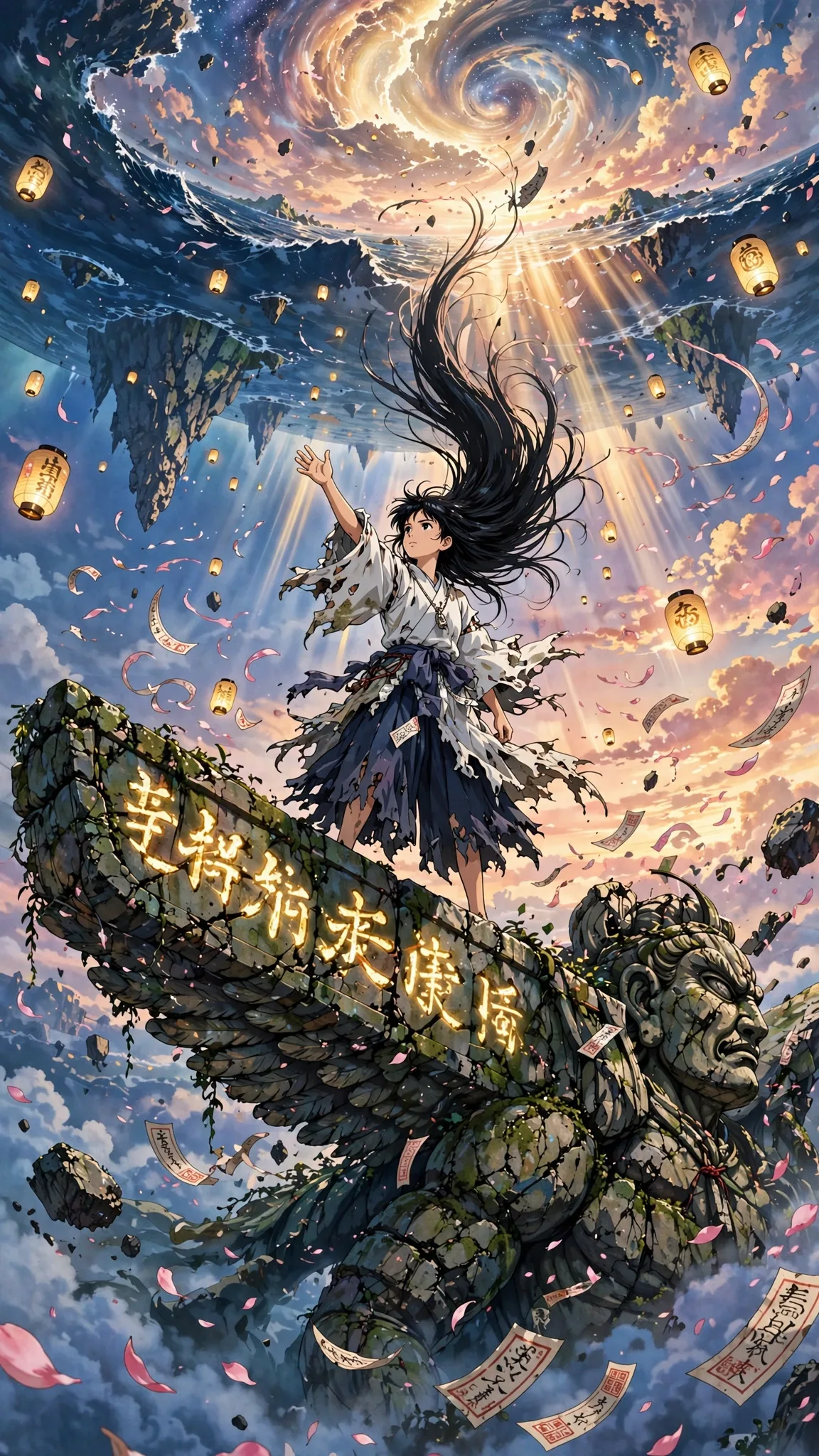 Anime Theatrical Movie Poster Prompt — Mythological Fantasy Art