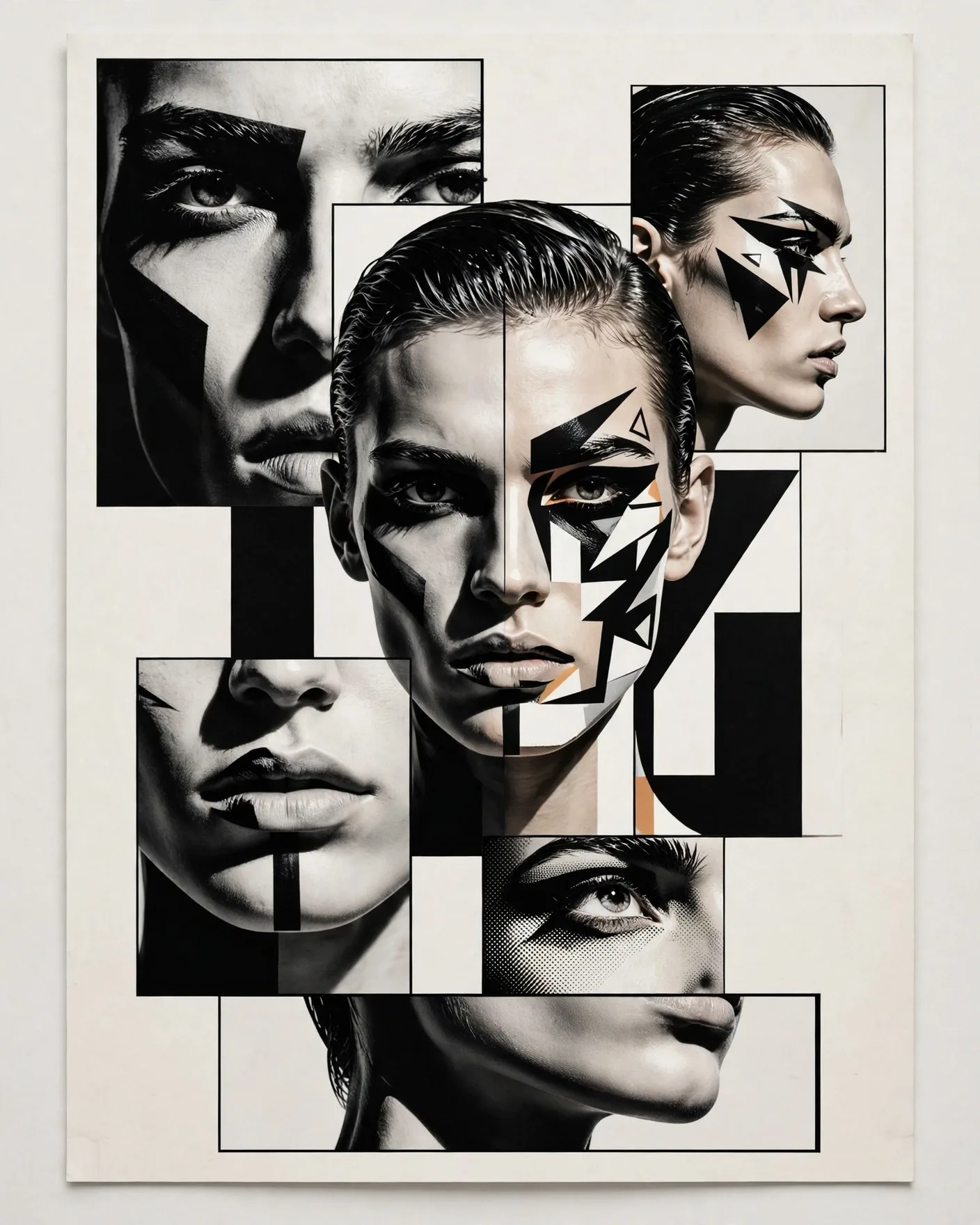 Avant-Garde Editorial Mechanism Portrait Prompt