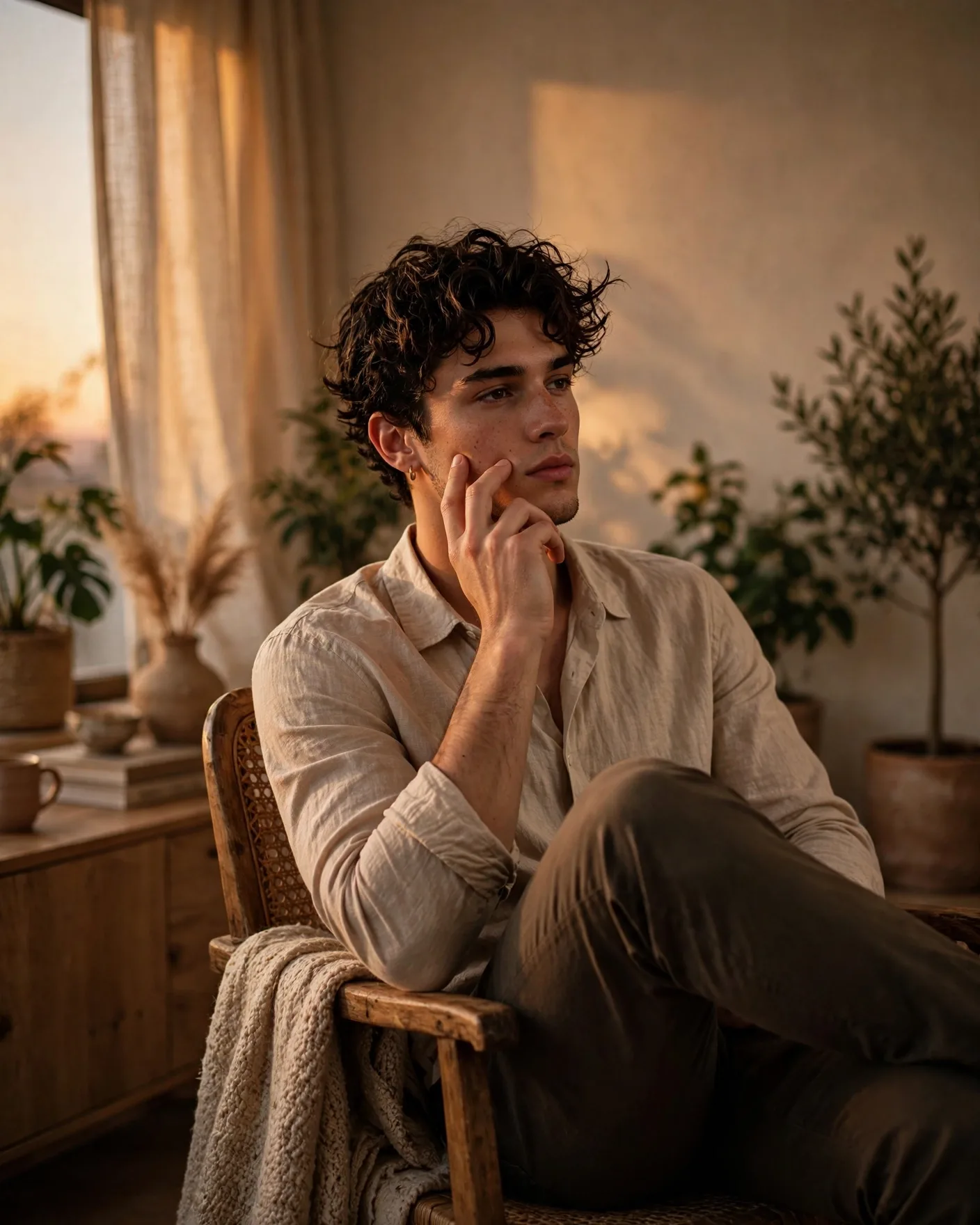 Golden Hour Lifestyle Editorial Prompt — Multi-Panel Photo Set