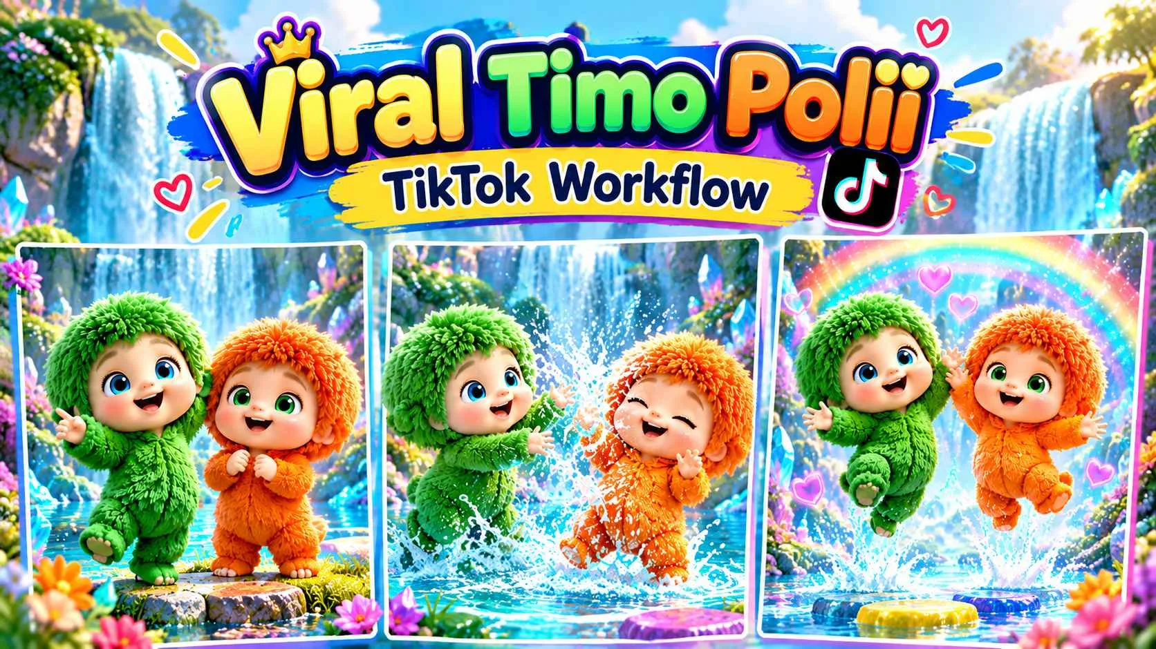 Tamo & Poli AI Viral Cartoon Video Generator | Character Sheets to Storyboard & 30-Second 9:16 Dancing Reels | Seedance 2.5 Workflow