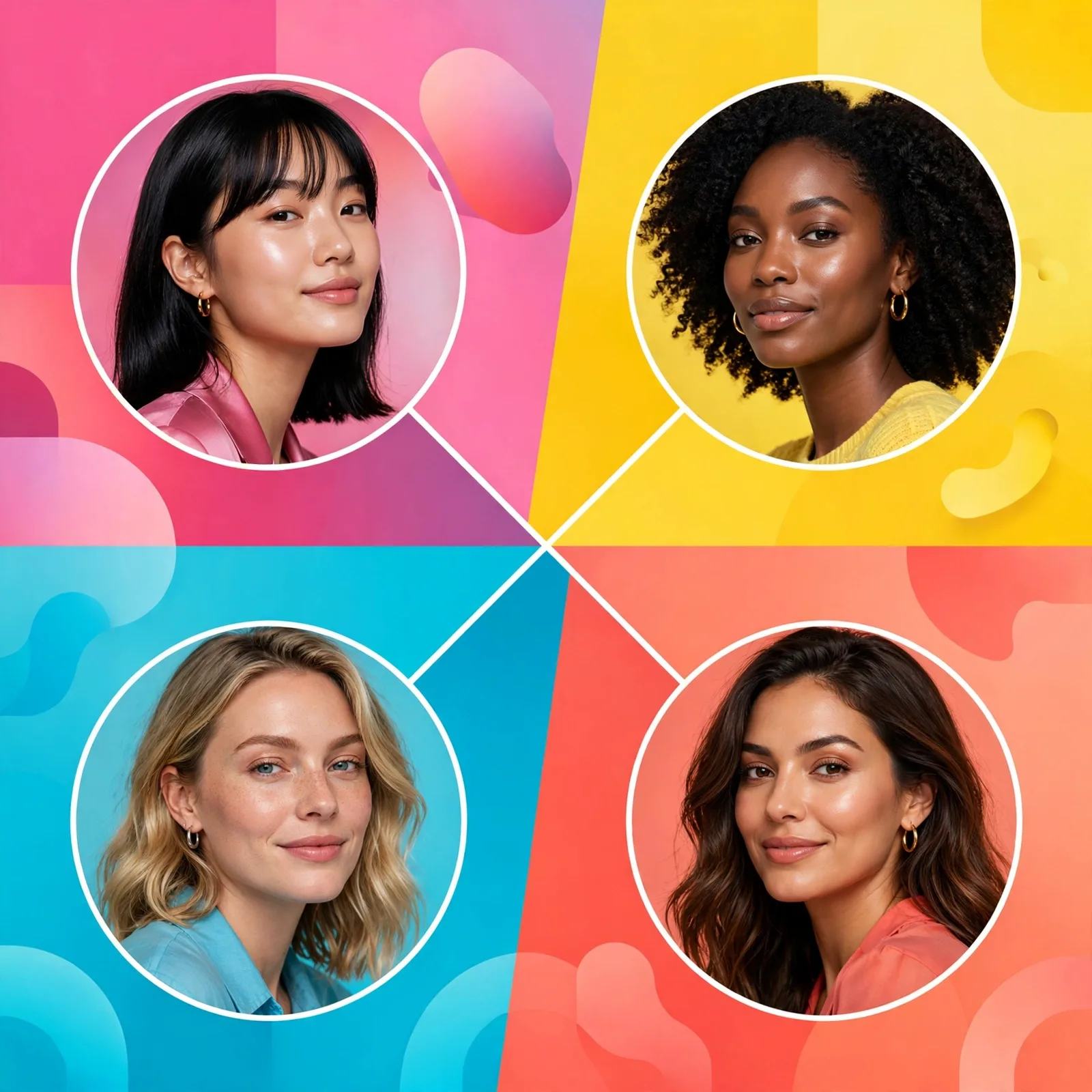 Beauty Campaign Collage Poster Prompt