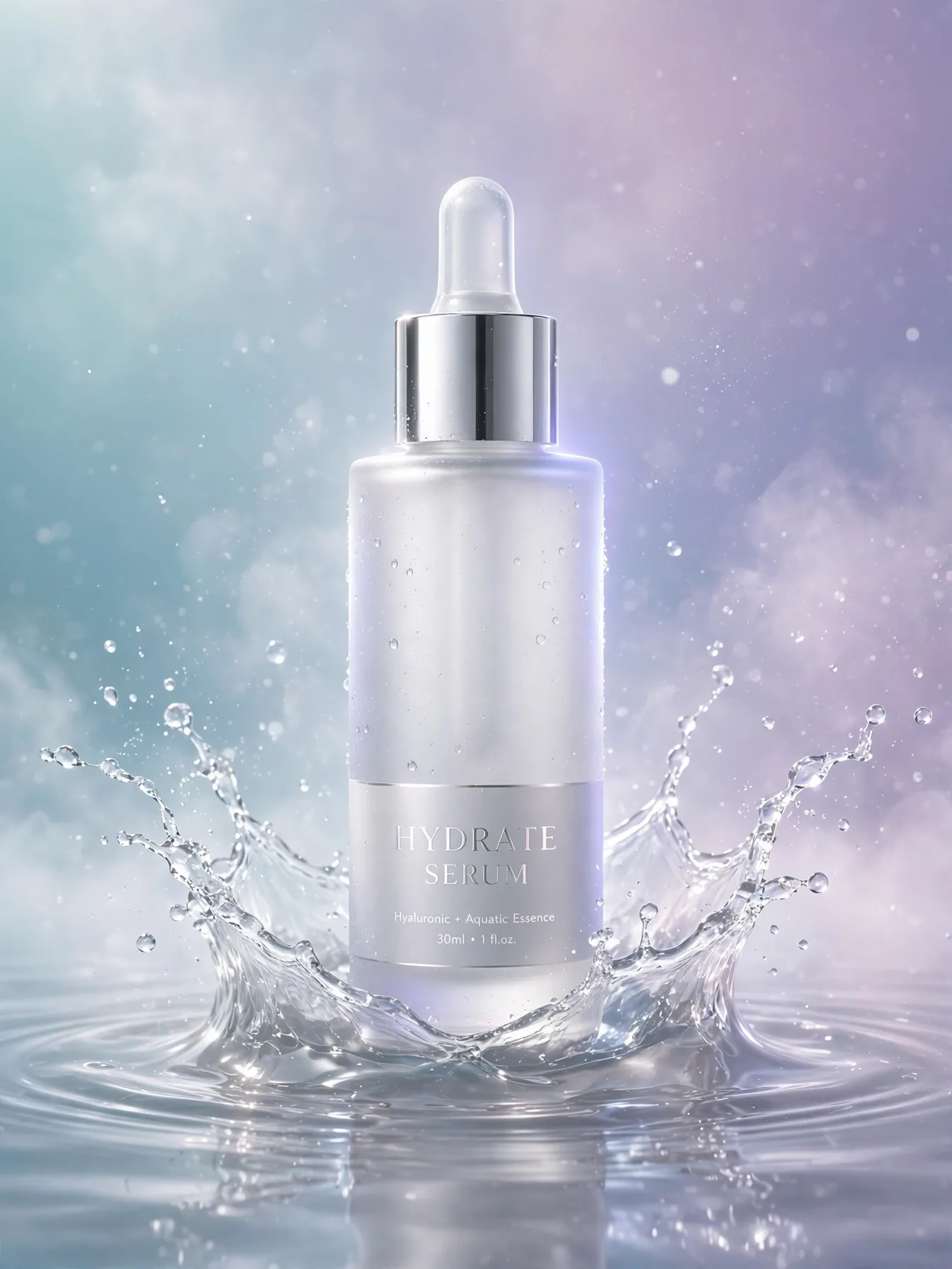 Luxury Skincare Liquid-Crown Commercial Prompt